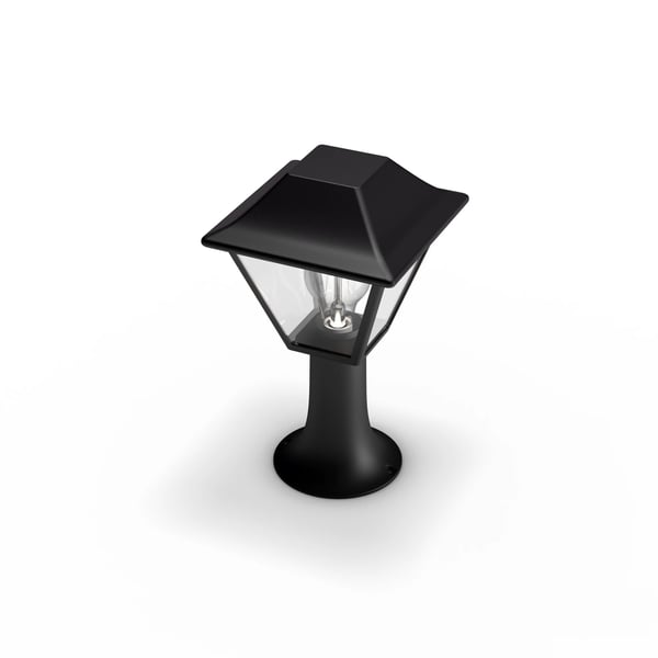 Philips myGarden Alpenglow piedestal-/gånglampa 60 W E27 ljuskälla medföljer inte, Utomhus pelar-/stolpbelysning, Svart, Metall, IP44, Terass, Träd...