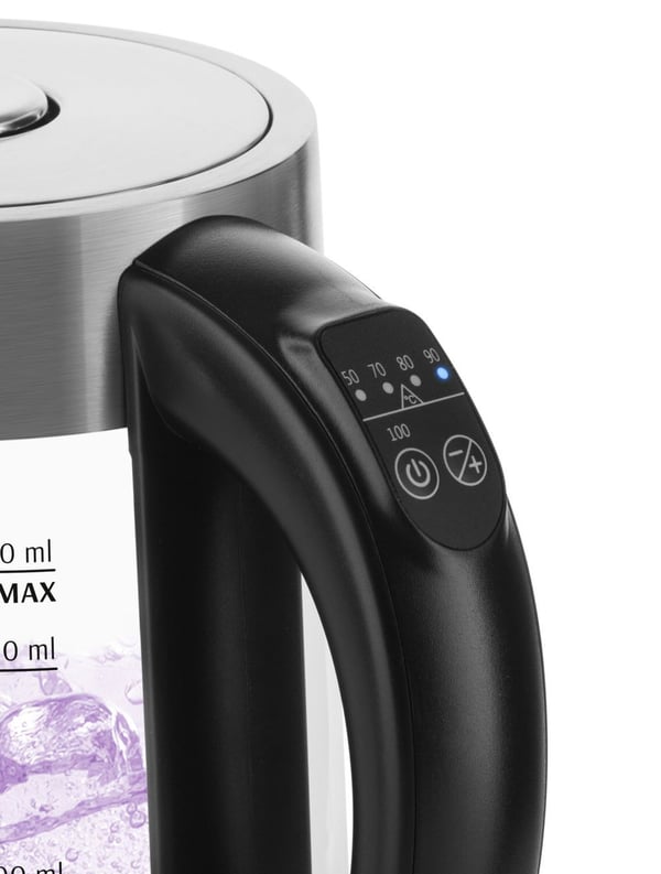ETA Crystela Digi II 5154 9000 - Kjele - 1.7 liter - 2.2 kW - glass