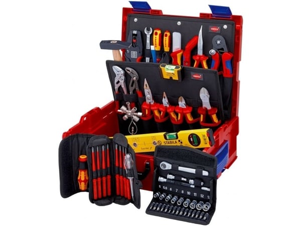 Knipex 00 21 19 LB E, Sort, Metallisk, Oransje, Rød, 442 mm, 357 mm, 151 mm, 7,8 kg, 375 x 311 x 107 mm