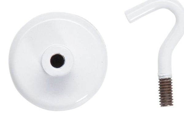 MAUL 6157802, inomhus, Universalkrok, Vit, Stål, magnet, 3 kg