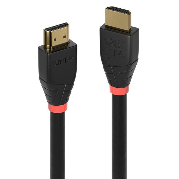Lindy 41071, 10 m, HDMI Typ A (standard), HDMI Typ A (standard), 18 Gbit/s, Ljudreturkanal (ARC), Svart
