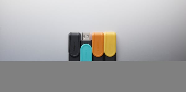 Kingston DataTraveler Exodia S - USB-flashstasjon - 256 GB - USB 3.2 Gen 1