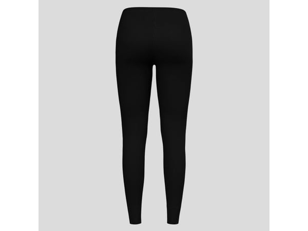 Odlo The Active Warm Base Layer Bottoms, Sweatpants, Skiing, Snowboarding, Walking, Hiking, Female, Black, Adult, Monochromatic
