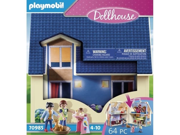 Playmobil Dollhouse 70985, Byggnad, 4 År, Multifärg, Plast