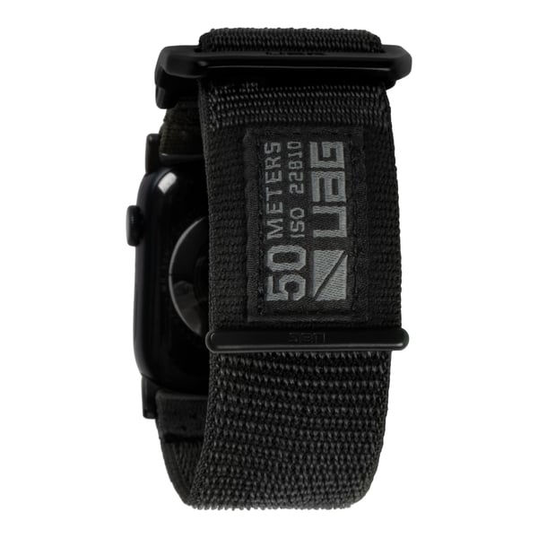 Urban Armor Gear 194004114032, Rem, Smartwatch, Svart, Apple, Apple Ultra, 45/44/42mm, Svart