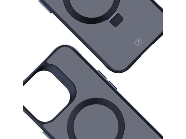 3MK Smoke Case Mag&Stand, Etui, Apple, iPhone 16 Pro Max, 17,5 cm (6.9"), Sort