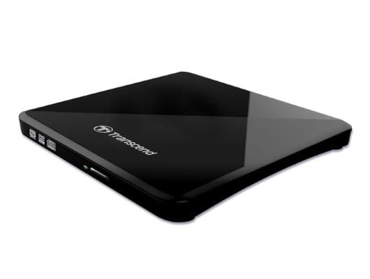 Transcend 8X DVDS-K - Platestasjon - DVD±RW (±R DL) / DVD-RAM - 8x/8x/5x - USB 2.0 - ekstern - svart