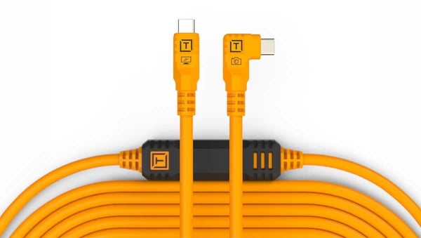 Tether Tools CUC31RT2-ORG, 9,4 m, USB C, USB C, USB 3.2 Gen 1 (3.1 Gen 1), 5 Gbit/s, Orange