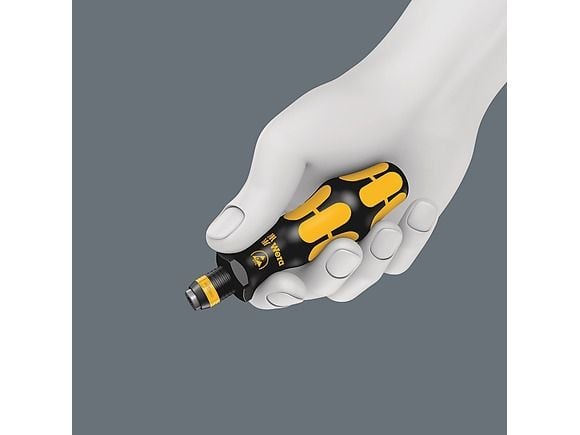 Wera 816 R Bits käsikahva ESD, ei-magneettinen, 33 mm, 119 mm, 33 mm, 76 g