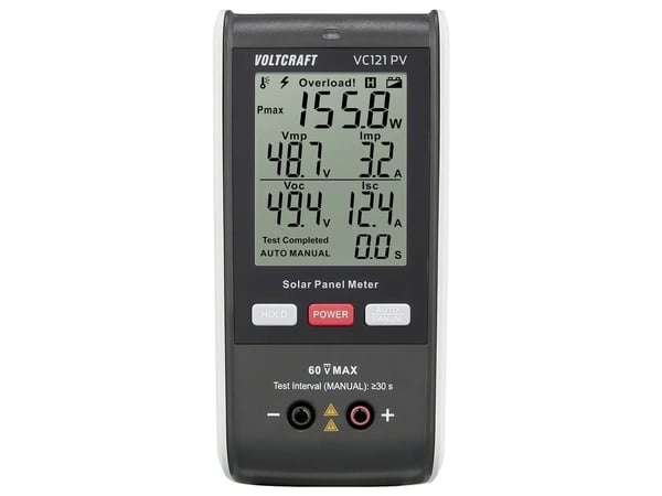 Voltcraft VC121 PV aurinkoenergiamittari (VC-16003655)