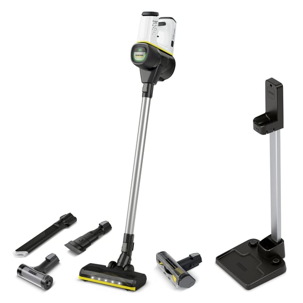 Kärcher VC 6 Cordless ourFamily Extra, Skaftdammsugare, 2-i-1, Utan påse, Svart, Gul, Rektangulär, Torr, HEPA