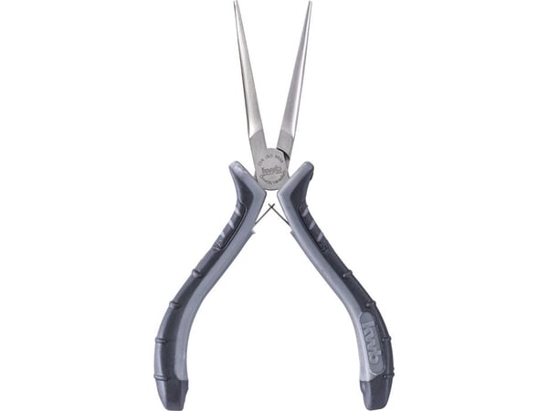 kwb 389210, Pyöreäkärkiset pihdit, Kromivanadiini-teräs, Musta, Harmaa, 150 mm