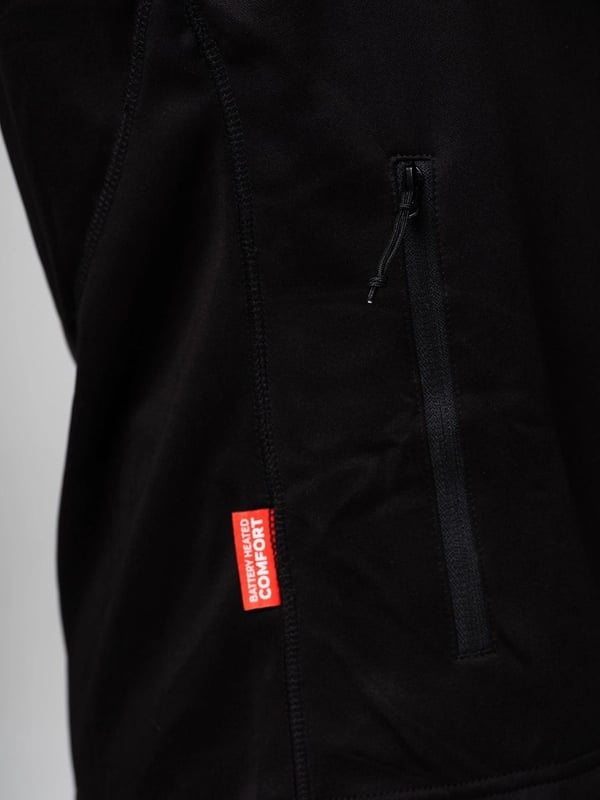 HeatX Heated Fleece Vest Womens S - Black