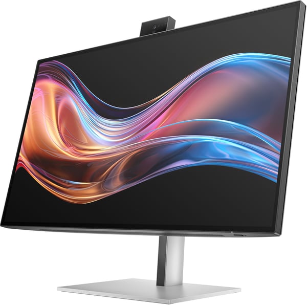 HP Series 7 Pro Serie 7 Pro 27-tommers 4K-konferanseskjerm – 727pm, 68,6 cm (27"), 3840 x 2160 piksler, 4K Ultra HD, LCD, 5 ms, Sølv