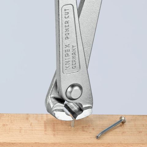 Knipex 99 14 300, Hovtang, 3,8 mm, 2,5 cm, Stål, Kromfarget, 25 mm