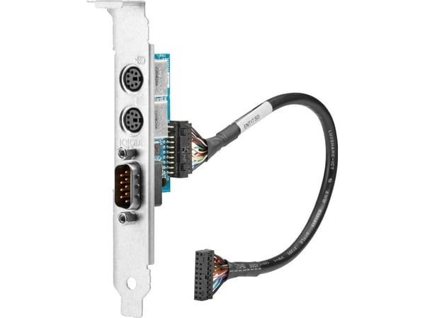 HP - Seriell/PS2-adapter - PCIe - seriell x 1 + tangentbord för PS2 x 1 + mus för PS2 x 1 - för HP Z1 G8; EliteDesk 800 G3, 80X G6, 80X G8; ProDesk...