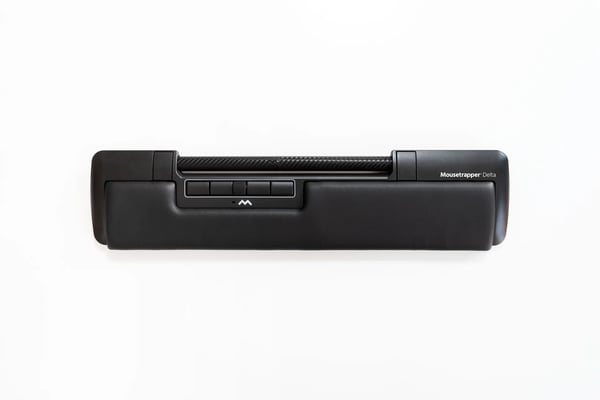 Mousetrapper Delta & Armrest Asymmetric, USB A-tyyppi, 4000 DPI, Musta