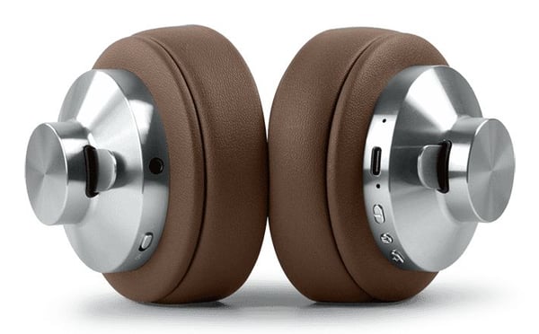 Muse M-298 SBR, Ledning & Trådløs, Samtaler/musikk, 20 - 20000 Hz, 240 g, Hodesett, Brun, Sølv
