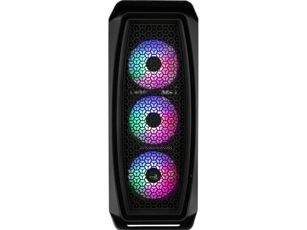 Aerocool Aero One Frost, Tower, PC, Sort, ATX, Micro ATX, Mini-ITX, Akrylonitril-butadien-styren (ABS), SPCC, Blå, Grønn, Rød