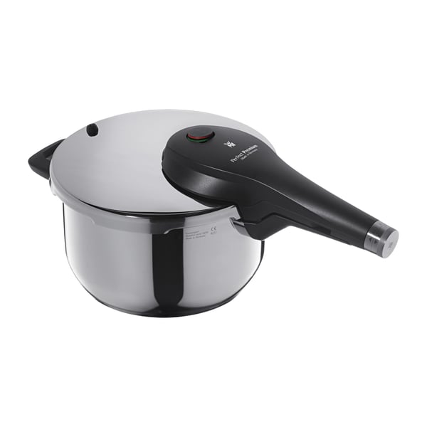 WMF Perfect Premium 4,5 litran painekattila, 22 cm painekattila, kiillotettu Cromargan ruostumaton teräs, induktio, keittotasot 2, monitoimisäätönuppi