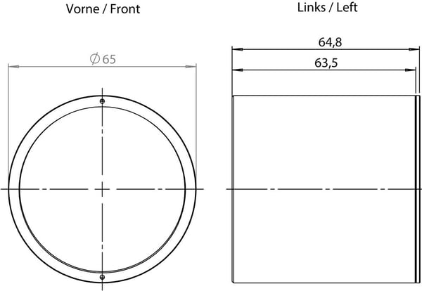 Siemens 6GF3540-8AC21, Svart, 65 mm, 65 mm, 65 mm, 162 g