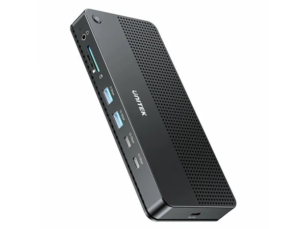 Unitek - Dockningsstation - USB-C - 2 x HDMI, DP - 1GbE, 2.5GbE
