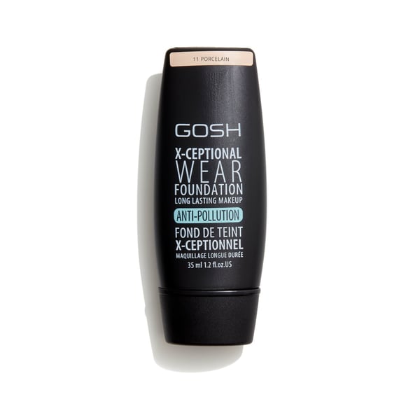 Gosh X-Ceptional Wear Foundation Long Lasting Makeup - 11 Porcelain, 30ml