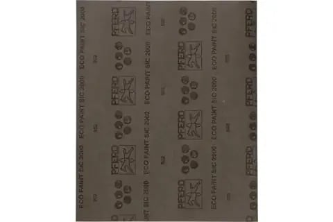 PFERD BP-W ECO PAINT 230X280 SiC2000 45015268 Hiomapaperi Hiontapaperi, raekoko 2000 (L x S) 280 mm x 230 mm 50 kpl