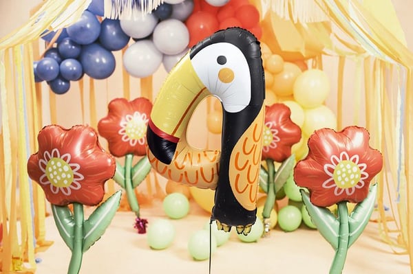 Blomst-folieballong