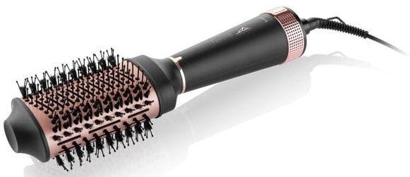ETA Fenite I Black Edition Styling Brush 2in1 Hair Dryer & Volumizing Brush 1300W Ion Function 3 Heat/3 Separate Blower Levels Black