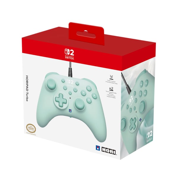 Hori NSX-110E, Gamepad, Nintendo Switch, Nintendo Switch 2, Nintendo Switch OLED, Tilbakeknapp, Capture button, Retningsknapper, Hjem-knapp, Startk...