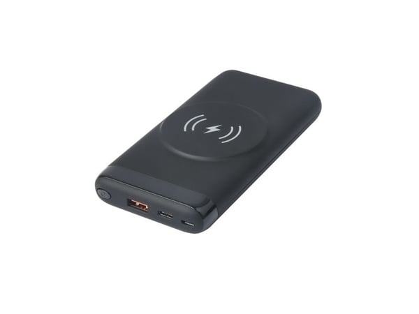 eSTUFF INFINITE - Trådløs nødlader - magnetisk lading - Li-pol - 10000 mAh - 37 Wh - 20 watt - 3 A - PD, QC 3.0 - 2 utgangskontakter (USB-type A, 2...