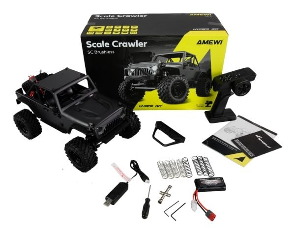Amewi Scale Crawler Hyper Go SC 1 12 RTR Antrazit (22701)