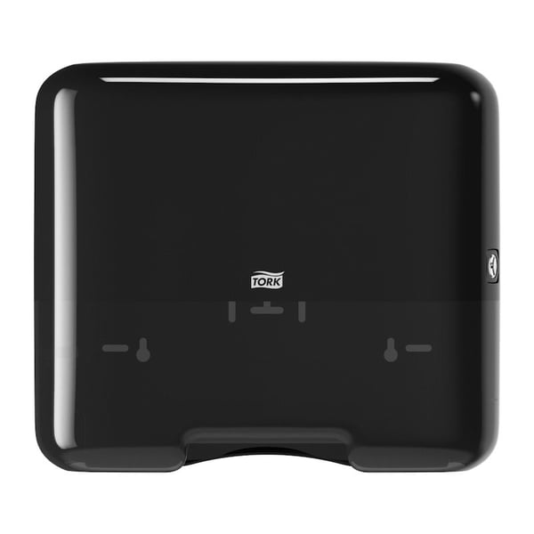 Dispenser Tork Mini H3 Singlefold, for håndklær, svart