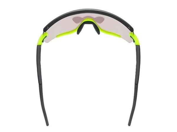 Uvex sportstyle 236 set, Multisport, Unisex, Semi-rammeløs, Sort, Gult, Gult