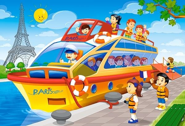 Castorland TRAVEL THE WORLD, 8 styck, Fordon, 4 År