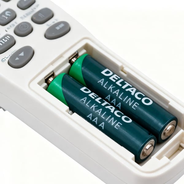 DELTACO - Batteri 10 x AAA / LR03 - Alkalisk - 1300 mAh