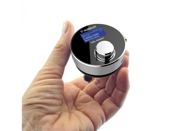Albrecht DR 54, Bil, Sort, Sølv, DAB, DAB+, DAB+, 48 mm, 48 mm