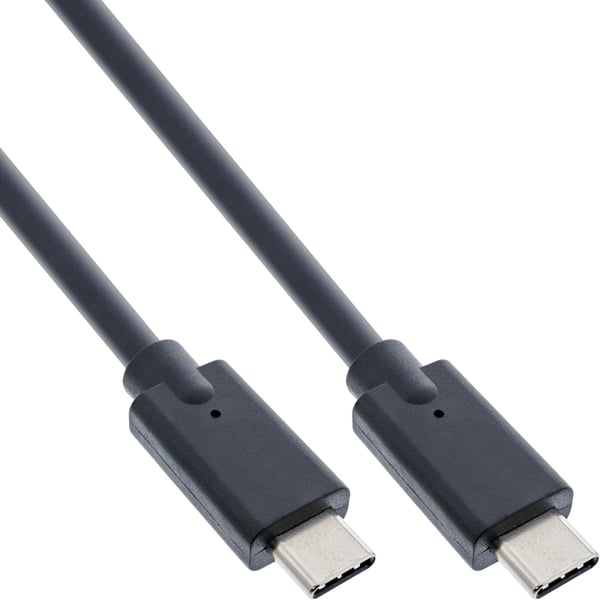 InLine 35707A, 0,3 m, USB C, USB C, USB 3.2 Gen 2 (3.1 Gen 2), 20 Gbit/s, Svart