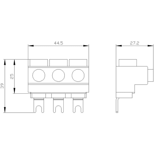 Siemens 3RV2925-5AB Syöttöliitin 1 kpl
