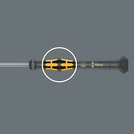 Wera 1550 PH ESD Kraftform Micro ristipääruuvimeisseli, 19 mm, 157 mm, 19 mm, 19 mm