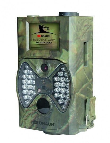 Braun Photo Technik Scouting Cam BLACK300, IP-sikkerhetskamera, Utendørs, Koblet med ledninger (ikke trådløs), Vegg, Grønn, Boks