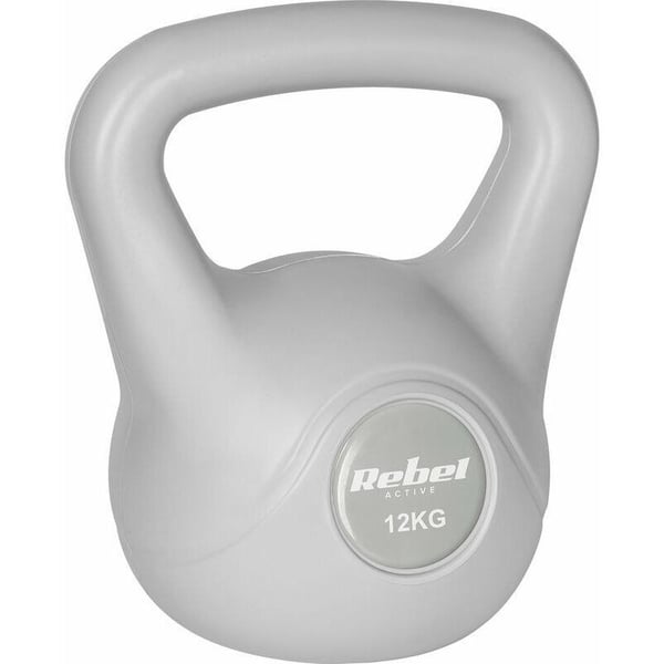 Kettlebell bitumiczny 12 kg pilka REBEL ACTIVE Kettlebell bitumiczny 12 kg pilka REBEL ACTIVE