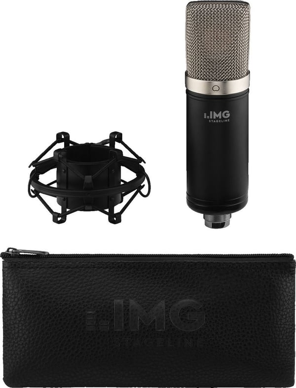 IMG Stage Line ECMS-70, Studiomikrofon, 20 - 20000 hz, 20 mV/Pa, 78 dB, Kabel, XLR