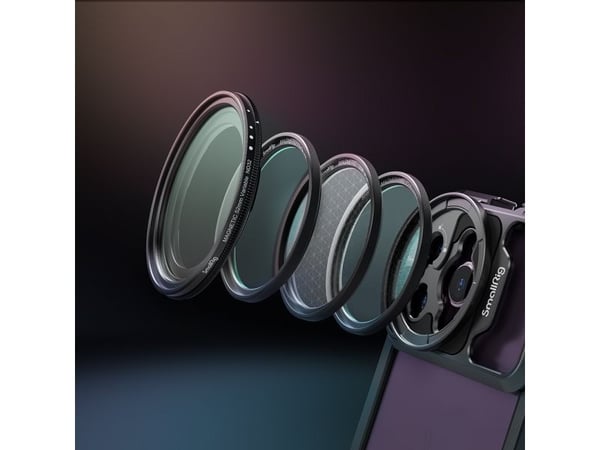 SmallRig 3840C, Suodatinkotelon adapterirengas, 5,2 cm, musta, Alumiini, SmallRig iPhone 11-iPhone 15 cages, 55 mm