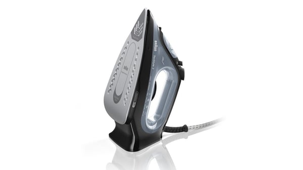 Braun TexStyle 3 SI3055BK, Höyrysilitysrauta, Keraaminen pohjalevy, 2 m, 180 g/min, Musta, 45 g/min