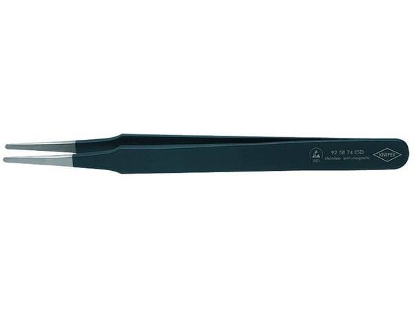 Knipex 92 78 77 ESD, Kromnikkelstål, Sort, Rett, 27 g, 145 mm, 1 stykker