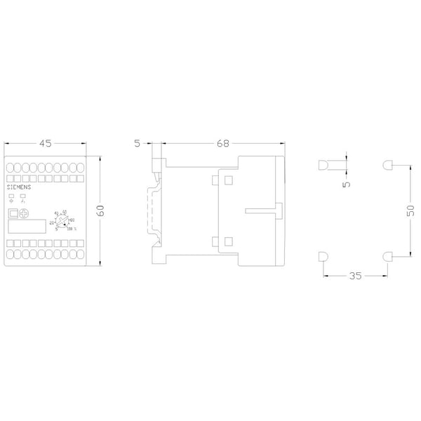 Siemens 3RP20252AQ30 3RP2025-2AQ30 tidsrelä 24 V, 1 st