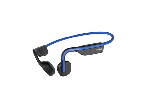 AfterShokz OpenMove - Hodetelefoner med mikrofon - åpent øre - bak-nakken-montering - Bluetooth - trådløs - blå