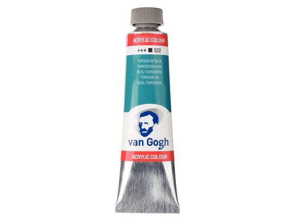 Van Gogh Acrylic Colour Tube 40 ml Turquoise Blue 522